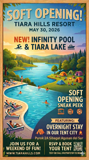 Soft Opening - Tiara Hills Family Swimming Day - May 30, 2026