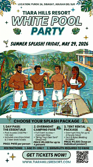 Soft Opening - Tiara White Pool Party - May 29, 2026